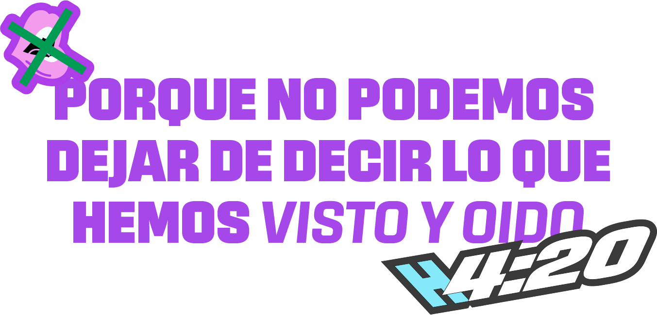 Porque no podemos dejar de decir lo que hemos visto y oido 